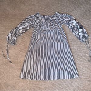 Jack By BB Dakota Off the Shoulder Striped Dress